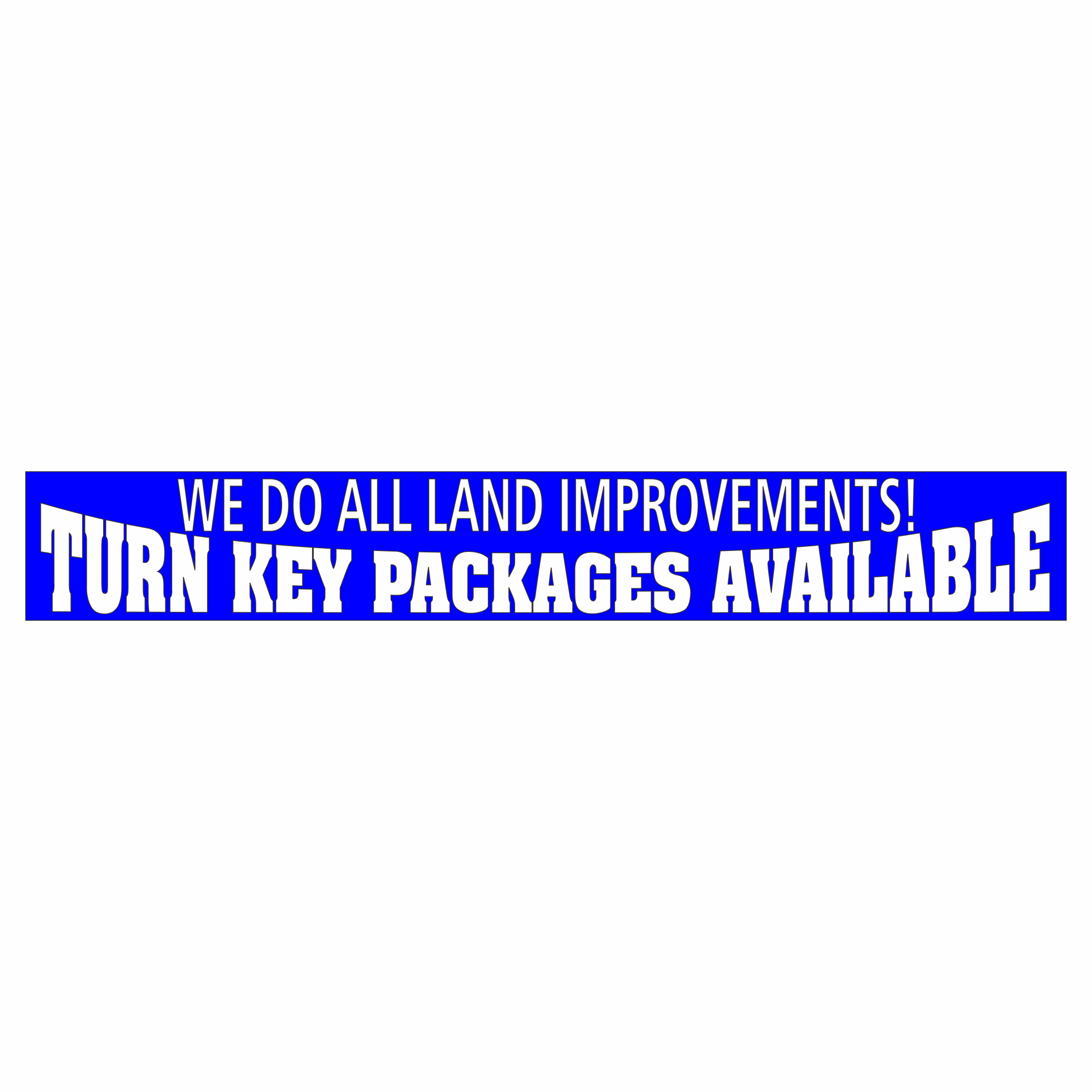 Turn Key Packages Available